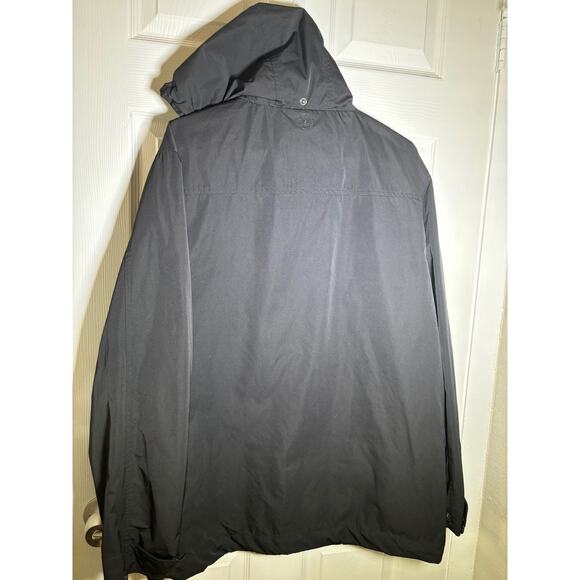 Timberland Men's Black Waterproof Shell Jacket rain wind jacket size Medium - Picture 3 of 12